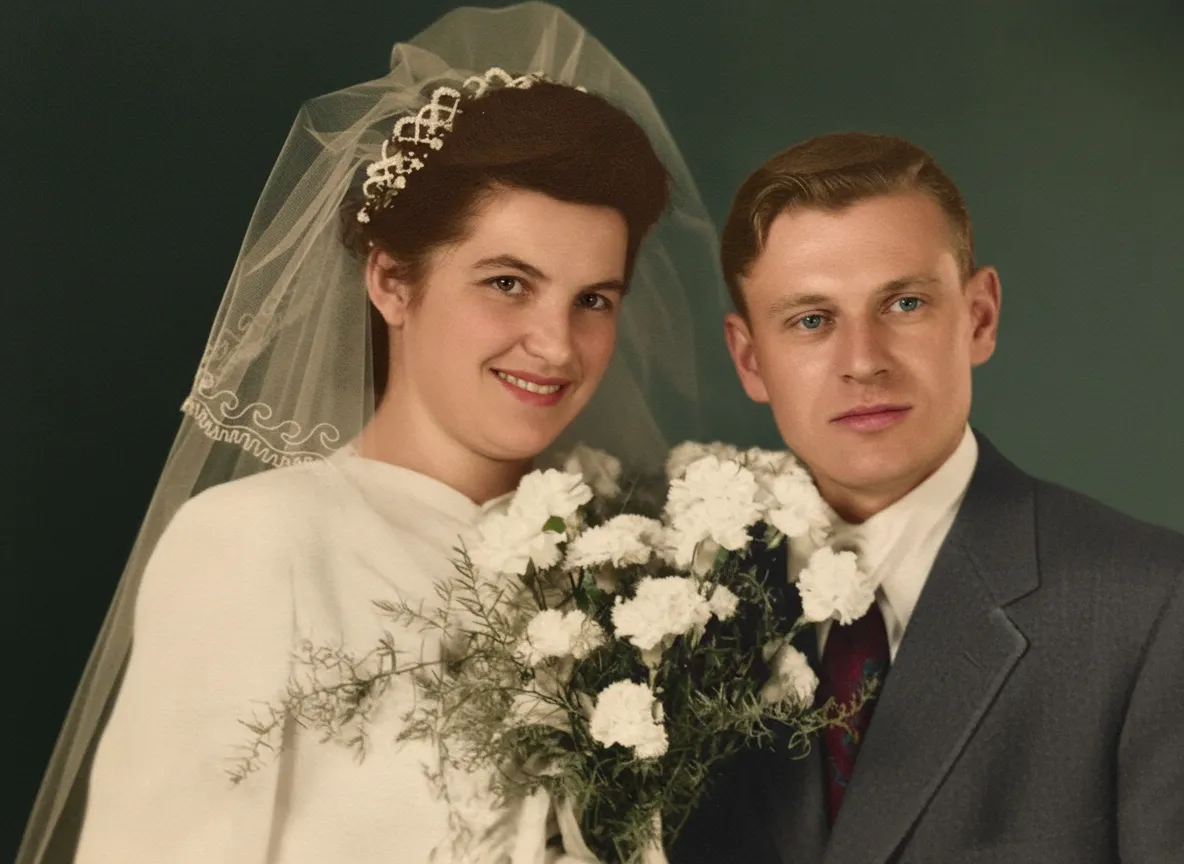 Colorized photo result